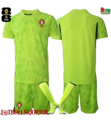 Portugal Målvakt Hemmakläder Barn VM 2026 Kortärmad (+ Korta byxor)